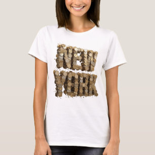 T-shirt Snappy Gold NEW YORK Conception Graphique