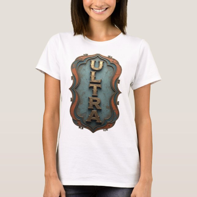 T-shirt Snappy Gold ULTRA Design Moderne (Devant)