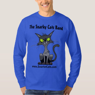 T-shirt Snarky Cats Band