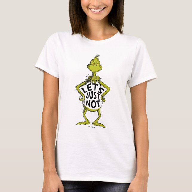 T-shirt Snarky Grinch | Drôle, ne citez simplement pas (Devant)
