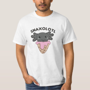 T-shirt Snaxolotl Axolotl Amateurs de doux animaux crème g