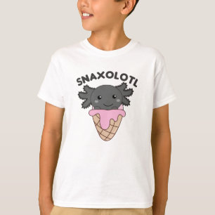 T-shirt Snaxolotl Axolotl Amateurs de doux animaux crème g