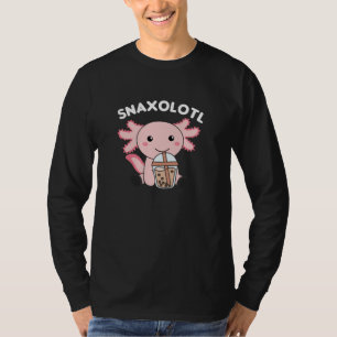 T-shirt Snaxolotl Axolotl Amateurs de thé à bulles Animaux