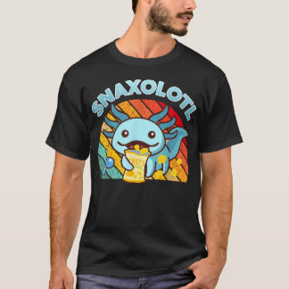 T-shirt Snaxolotl Mignon Axolotl- Je me pose des questions