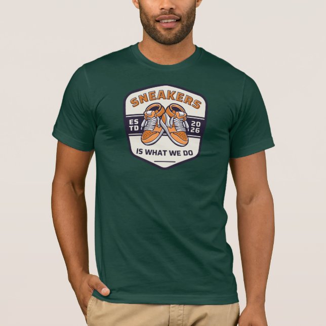 T-shirt Sneakers is what we do image logo  (Devant)