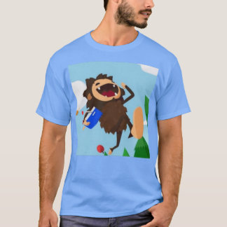 T-shirt sneaky sasquatbig head 2