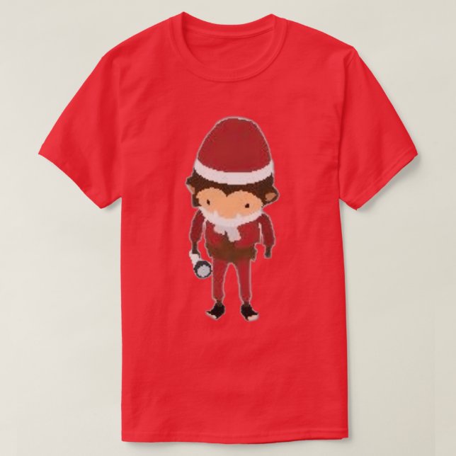 T-shirt Sneaky Sasquatch Christmas Père Noël Sasquatch (Design devant)