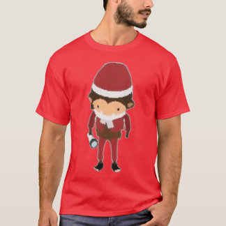 T-shirt Sneaky Sasquatch Christmas Père Noël Sasquatch