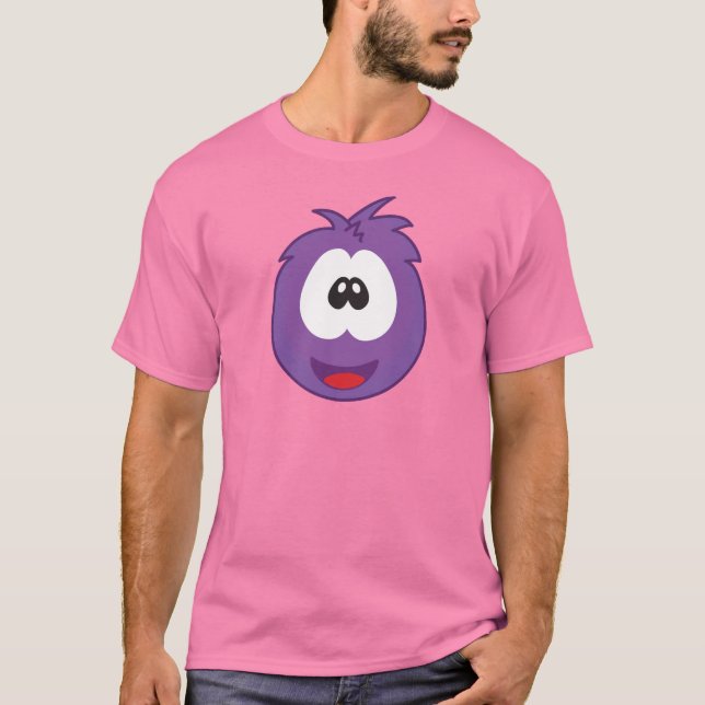T-shirt Sneezie Violet Heureux (Devant)