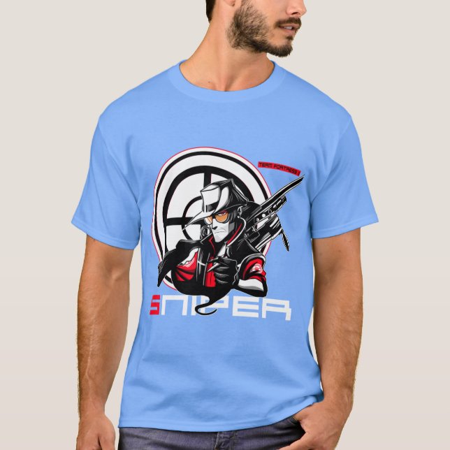 T-shirt Sniper rétro (Devant)