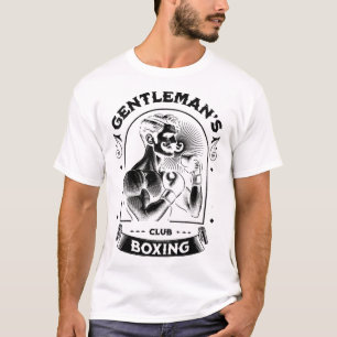 T-shirt #snirt Gentleman's Club de Boxe Rétro Avec Boîte T