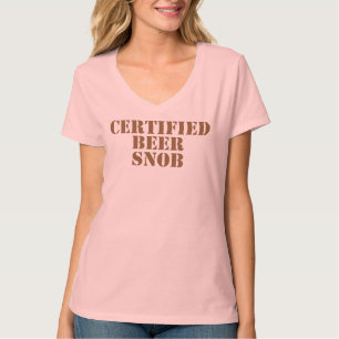 T-shirt Snob certifié de bière