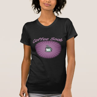 T-shirt Snob de café