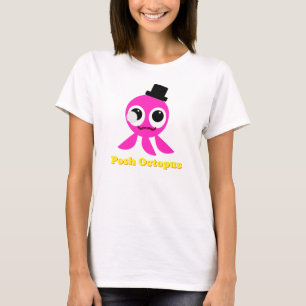 T-shirt snob de filles de poulpe