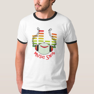 T-shirt Snob de musique multicolore