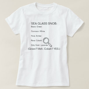 T-shirt Snob du Verre de Mer (Vert ? Bof. Cobalt ? OUI.)