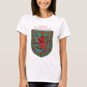 T-shirt Snodgrass Tartan Scottish Plaid Lion Rampant