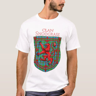 T-shirt Snodgrass Tartan Scottish Plaid Lion Rampant