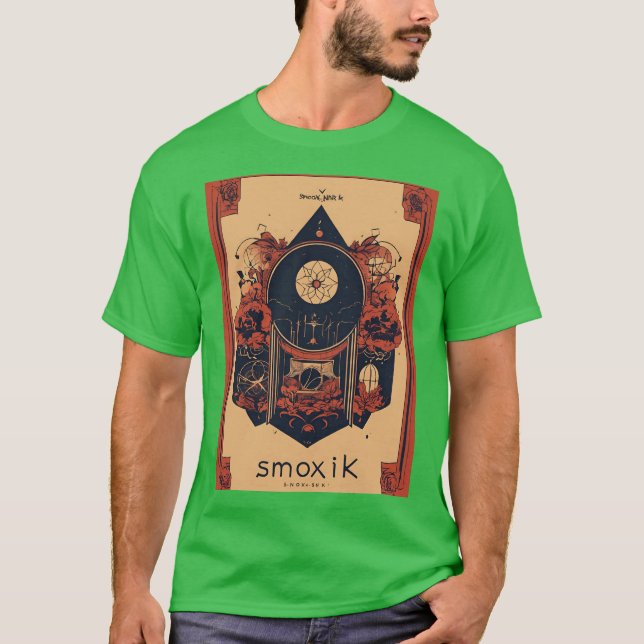 T-shirt SNOKXINK Avant Garde Art Tattoo Studio Basic Dark (Devant)