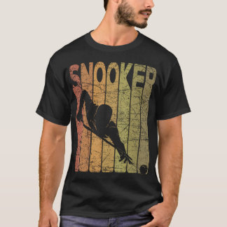 T-shirt Snooker Billard Américain Vintage Joueur de Snooke