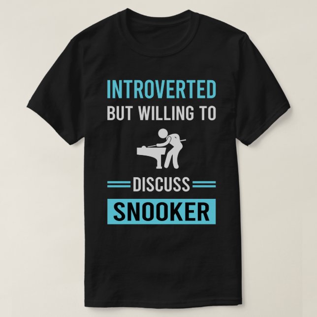 T-shirt Snooker introduit (Design devant)