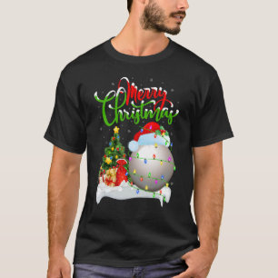 T-shirt Snooker Sports Noël Décoration Père Noël Snooker C