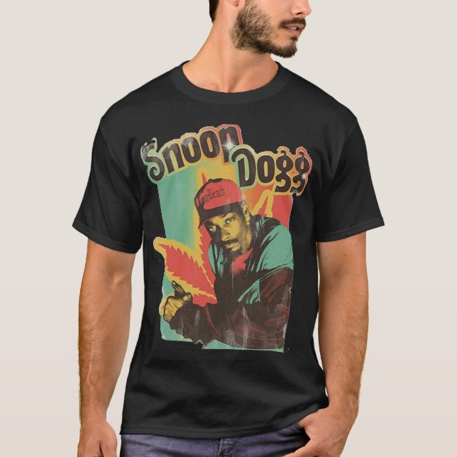 T-shirt Snoop chien vintage 90s (Devant)
