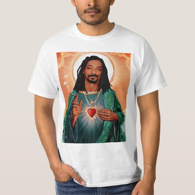 T-shirt snoop dogus jesus classique (Devant)