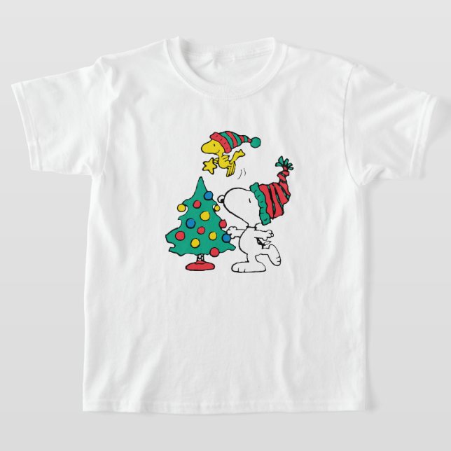 T-shirt snoopy and woodstock on christmas (Poser)