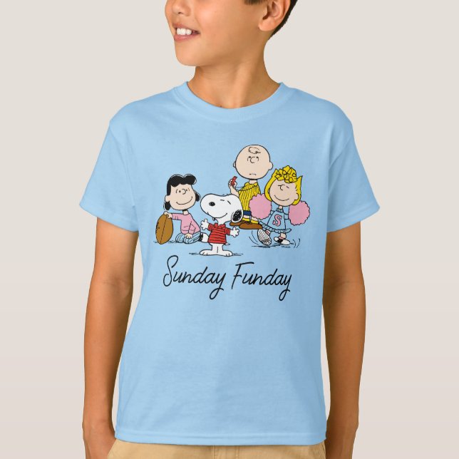 T-shirt Snoopy et Gang Play Football (Devant)