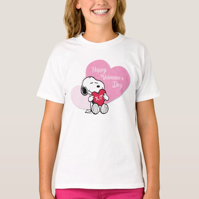 T-shirt Snoopy Hugs & Kisses (Devant)