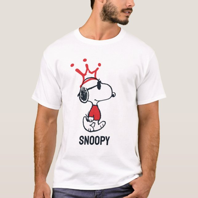 T-shirt Snoopy - Joe Cool Crown (Devant)