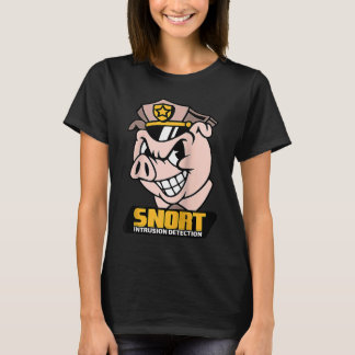 T-shirt Snort Intrusion Detection Pig Cybersecurity Securi