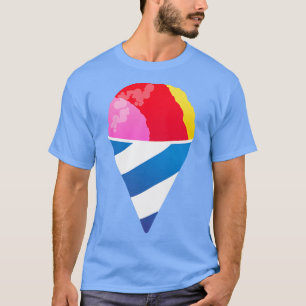 T-shirt Snow Cone Sno Rasé Ice Dessert Sucres Crème glacée