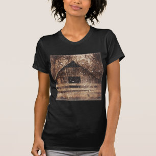 T-shirt Snow Country rural Old Barn