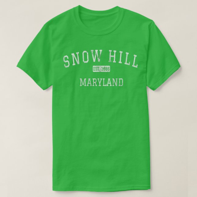 T-shirt Snow Hill Maryland (Design devant)