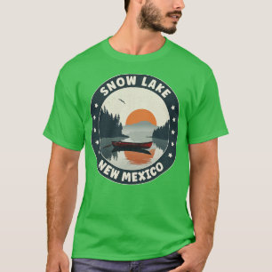 T-shirt Snow Lake Nouveau Mexique Sunset