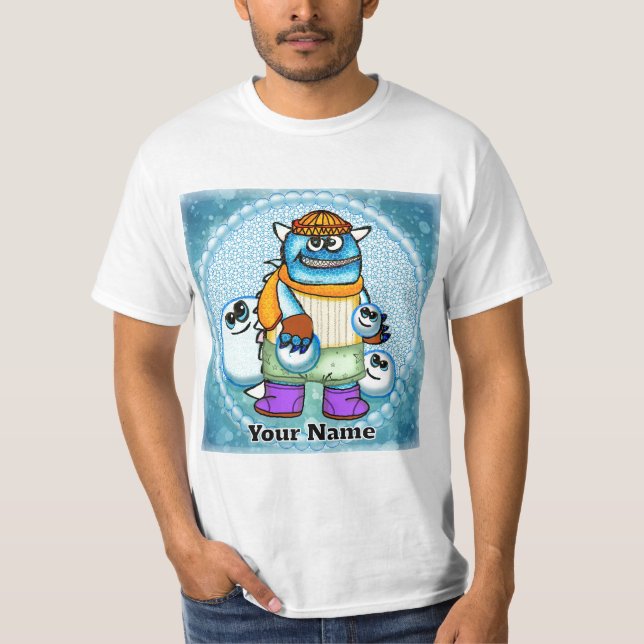 T-shirt Snowball Monster (Devant)