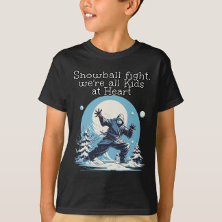 T-shirt Snowball Sport D'Hiver Avec Ninjas Pour Snowballer