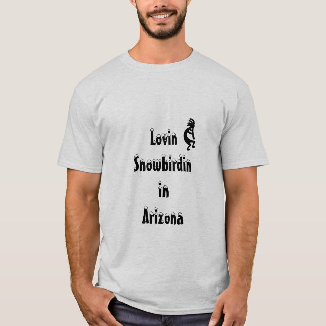 T-shirt Snowbird de Kokopelli Arizona (Devant)