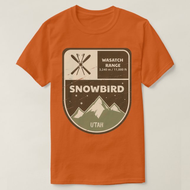 T-shirt Snowbird Wasatch (Design devant)