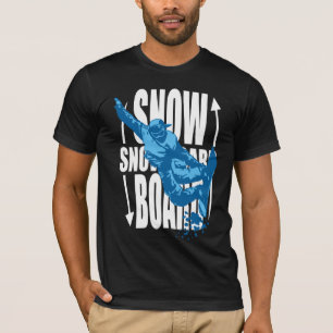 T-shirt Snowboard