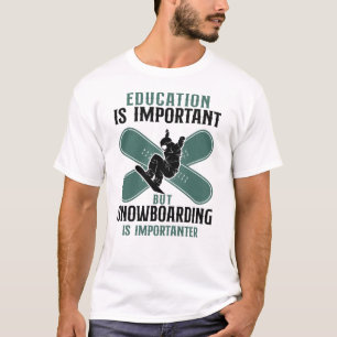 T-shirt Snowboard