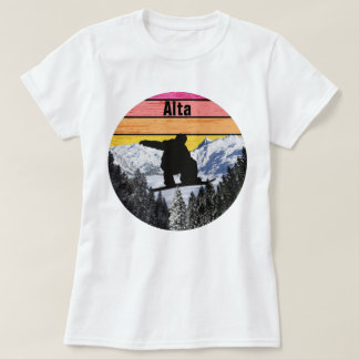 T-shirt Snowboard Alta Ski Sport Field Pistes de montagne