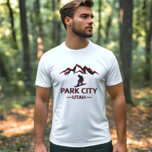 T-shirt snowboard de Park City Utah