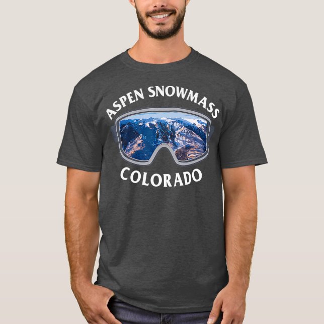 T-shirt Snowboard du Colorado (Devant)