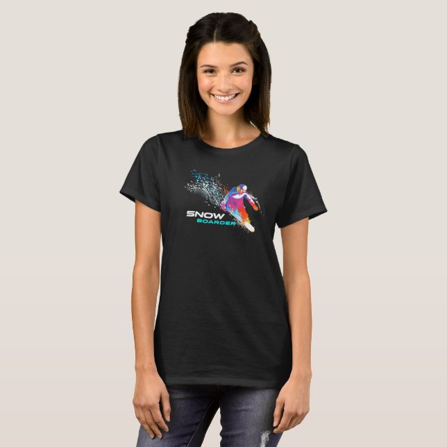 T-shirt Snowboard | Femmes (Devant entier)