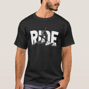 T-shirt Snowboard Jump Freestyle Snowboard Ride