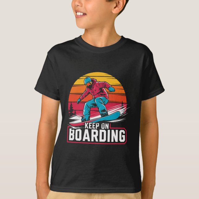 T-shirt Snowboard Lover Humour Design Amusant Snowboarder (Devant)