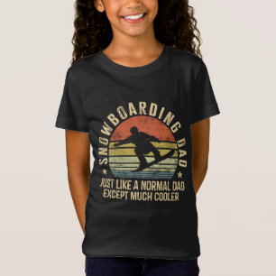 T-Shirt Snowboard Papa Comme Normal Papa Beaucoup Glacière